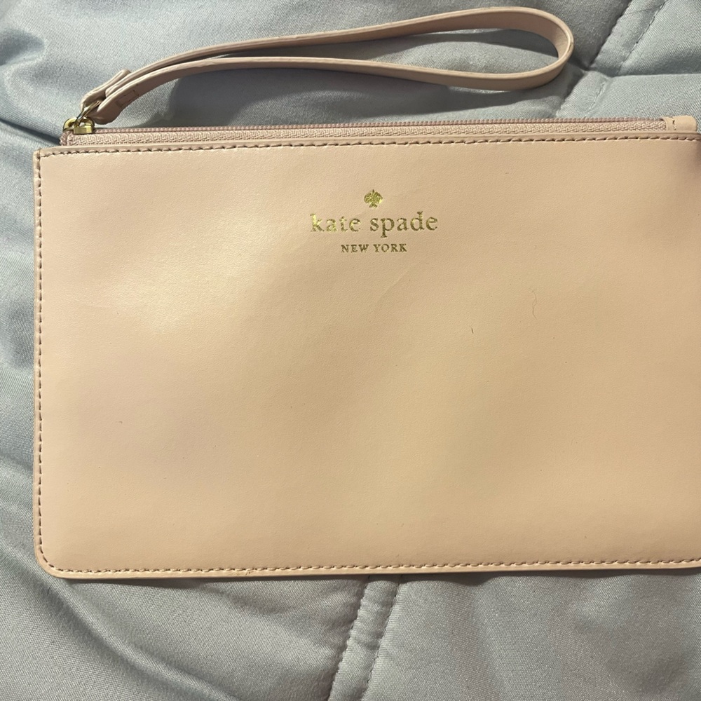 Kate Spade Soft Pink/Tan Wristlet